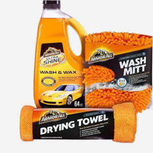 🚗 Armor All 3-Piece Car Wash Kit – Soap, Mitt & Microfiber Towel