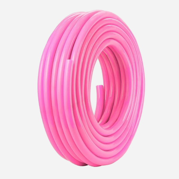100 ft Heavy-Duty Pink Garden Hose