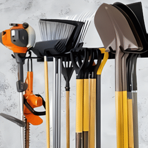Wall Mount Garden Tool Organizer 64 Heavy