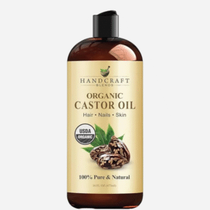 🌿 Organic Castor Oil – 100% Pure for Hair, Lashes & Skin (16 oz)