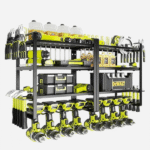 🔧 KAFAHOM Power Tool Organizer – 8 Drill Wall Rack