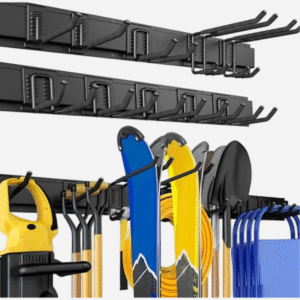 🛠️ Wall Mount Garden Tool Organizer 64 Heavy-Duty Rack