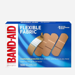 🩹 Band-Aid Flexible Fabric Bandages – 100 Ct for Everyday Wound Care