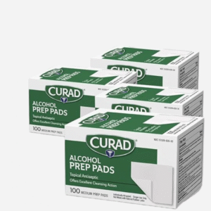 🩹 CURAD Alcohol Prep Pads – 400 Sterile Swabs for First Aid & Cleansing