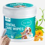 Dog & Cat Dental Finger Wipes – Plaque Control & Fresh Breath (50 Pack)