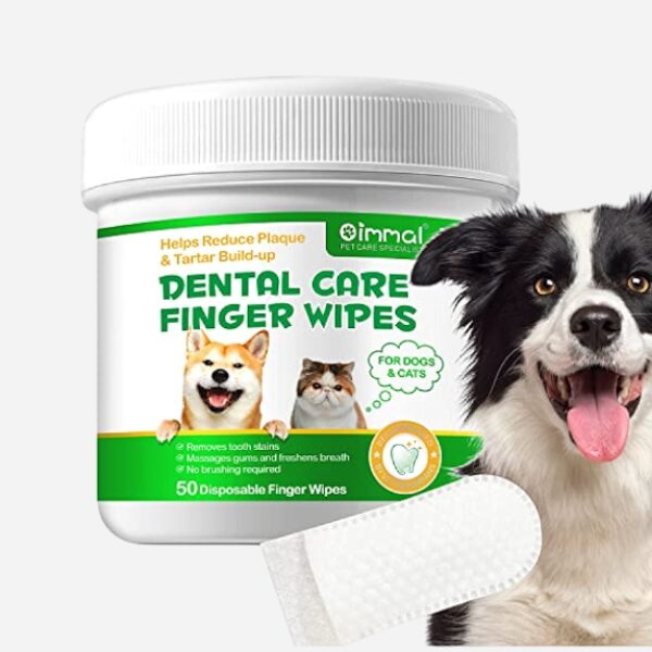 Dog & Cat Dental Finger Wipes
