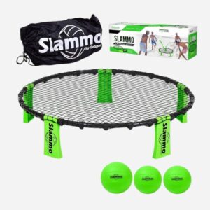 GoSports Slammo Game Set – Outdoor Roundnet Game for Lawn, Beach & Tailgating