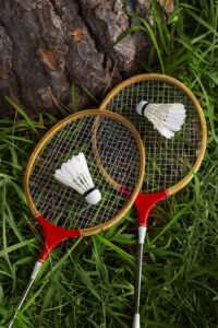 flat-lay-badminton-rackets