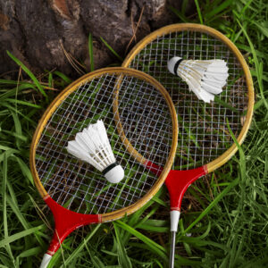 flat-lay-badminton-rackets