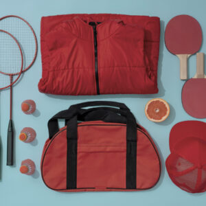 top-view-composition-with-neatly-arranged-organized-sport-items