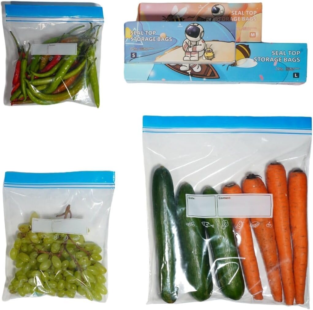 Assorted Sizes for Fruits, Vegetables